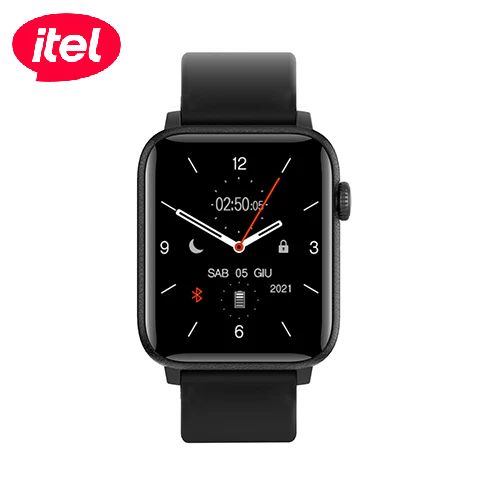 itel Native-Night Fall Smart Watch With Bright Display - Black